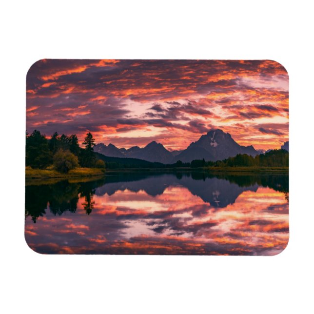 Grand Teton nationalpark, Wyoming Magnet (Horisontell)