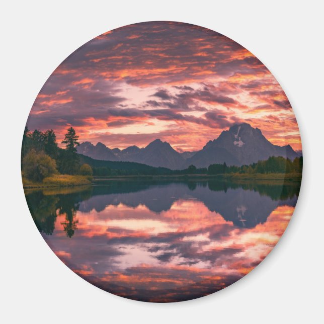 Grand Teton nationalpark, Wyoming Magnet (Framsidan)