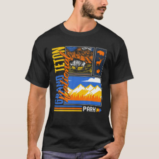 Grand Teton nationalpark Wyoming Mountain Hiking T Shirt