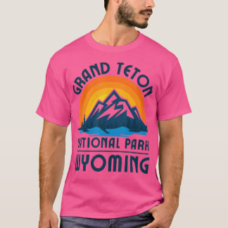Grand Teton nationalpark Wyoming Mountain Hiking T Shirt