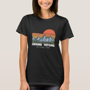 Grand Teton nationalpark Wyoming Souvenir Mountai T Shirt