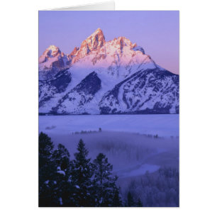 GRAND TETON NATIONALPARK, WYOMING. USA. Dimma & Hälsningskort