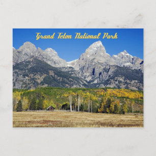 Grand Teton nationalpark, Wyoming Vykort