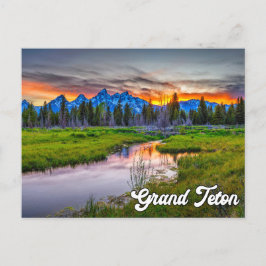Grand Teton nationalpark, Wyoming Vykort