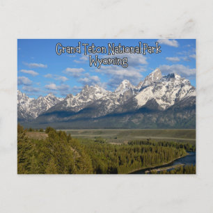 Grand Teton nationalpark Wyoming-vykort Vykort