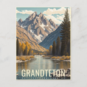 GRAND TETON NATIONALPARKEN VYKORT