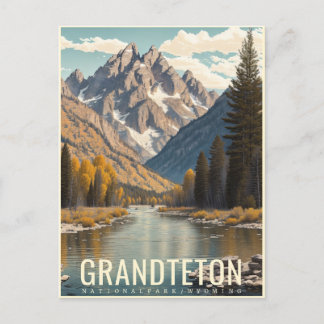 GRAND TETON NATIONALPARKEN VYKORT