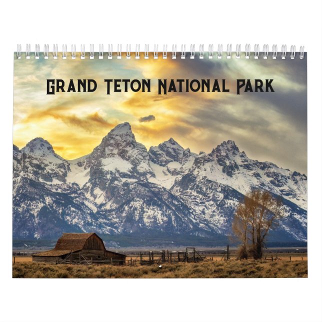 Grand Teton nationalparkskalender Kalender (Omslag)