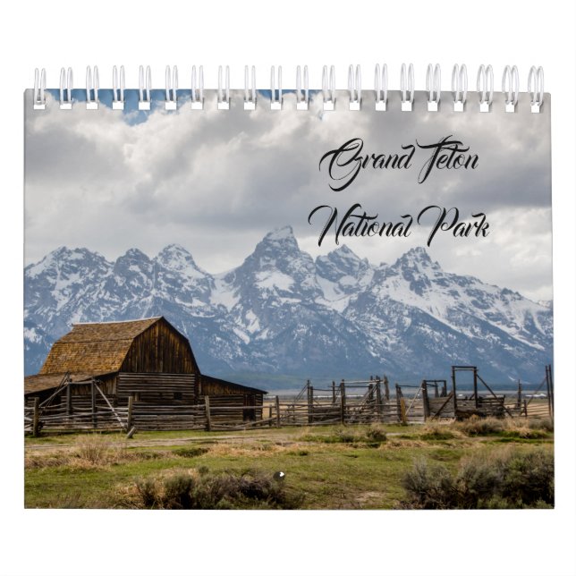 Grand Teton nationalparkskalender Kalender (Omslag)