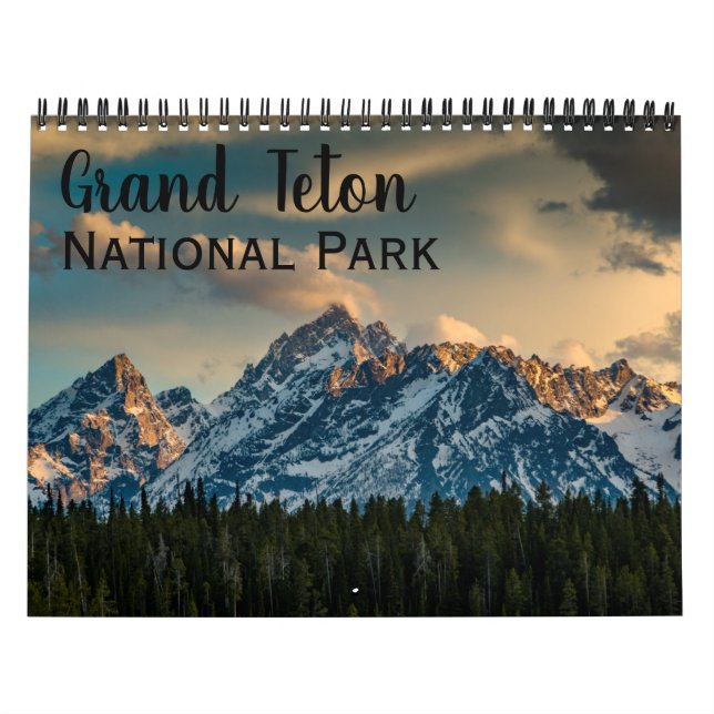Grand Teton nationalparkskalender Kalender (Omslag)