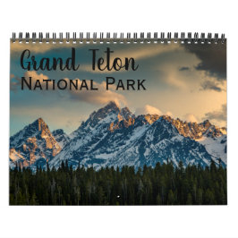 Grand Teton nationalparkskalender Kalender