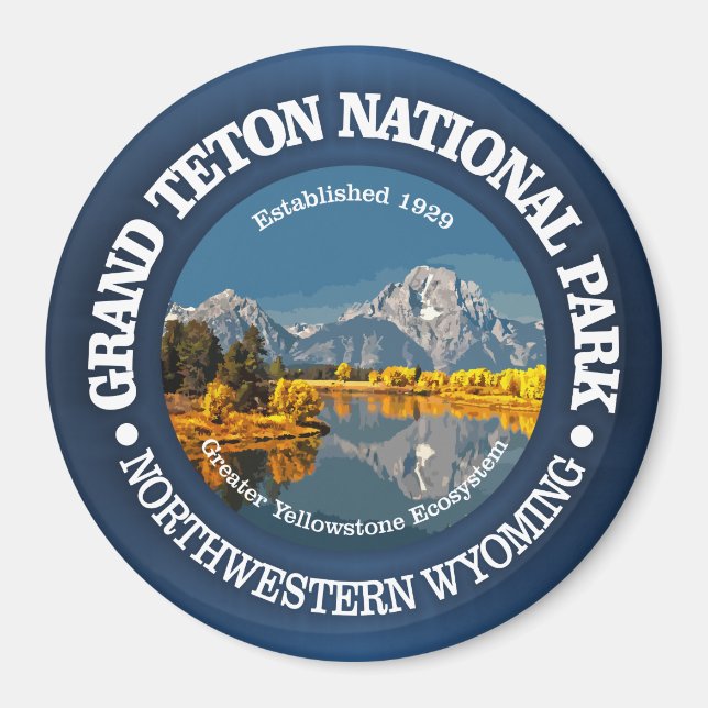 Grand Teton NP Magnet (Framsidan)