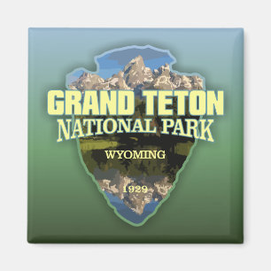 Grand Teton NP (pilhuvud) Magnet