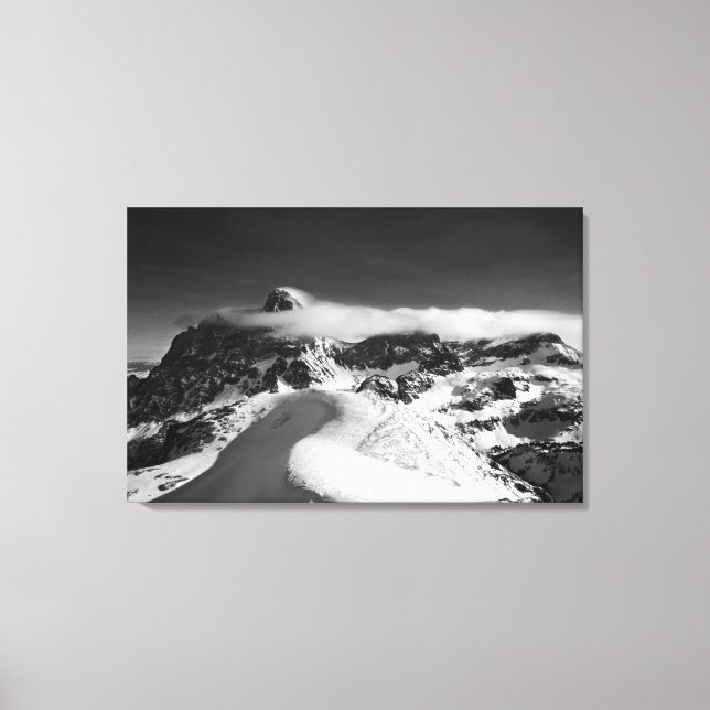 Grand Teton och katedralgruppen som Canvastryck (Framsida)