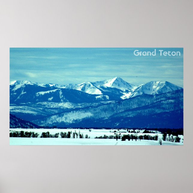 Grand Teton Poster (Framsidan)