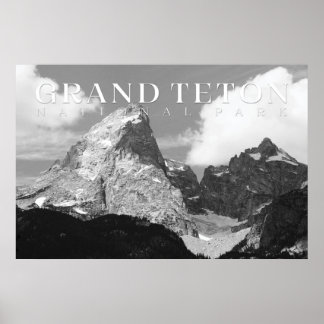 Grand Teton Poster, nationalparksutskrift Poster