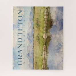 Grand Teton Puzzle, nationalpark Pussel