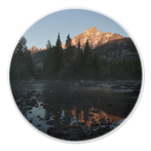 Grand Teton Sunrise i Cottonwood Bäck Knopp
