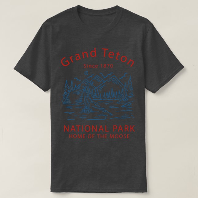 Grand Teton T Shirt (Design framsida)