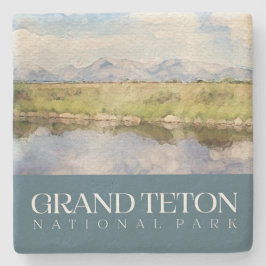 Grand Teton Underlägg, nationalparken Stone Underl Stenunderlägg