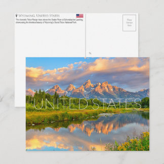 Grand Teton, USA Resebrevykort Vykort