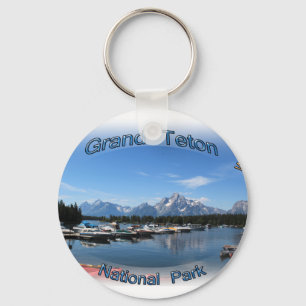 Grand Teton, USA, varmnationalparken Nyckelring