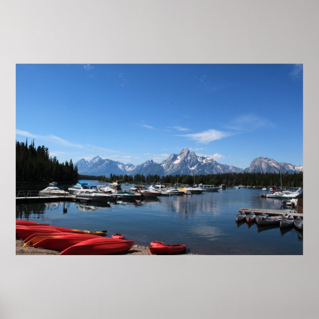 Grand Teton, USA, varmnationalparken Poster (Framsidan)