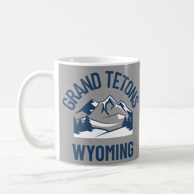 Grand Teton Wyoming Kaffemugg (Vänster)