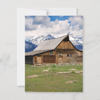 Grand Teton's, Jackson Hole Magnetisk Inbjudningskort