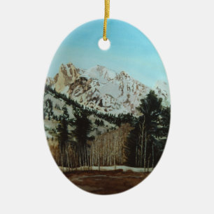 GRAND TETONS JULGRANSPRYDNAD KERAMIK