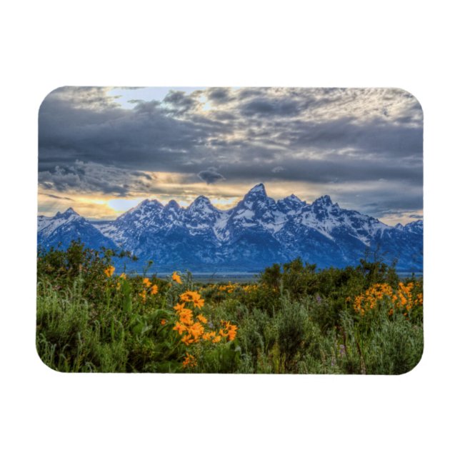 Grand Tetons Magnet (Horisontell)