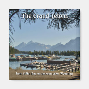 Grand Tetons - Magnet på 2 tum