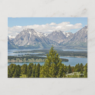 Grand Tetons National Park 2017 Calendar Postcard Vykort