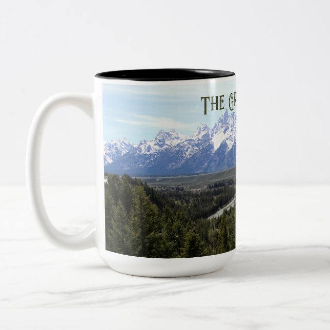 Grand Tetons nationalpark 15oz Mugg (Vänster)