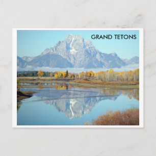Grand Tetons på hösten - vykort