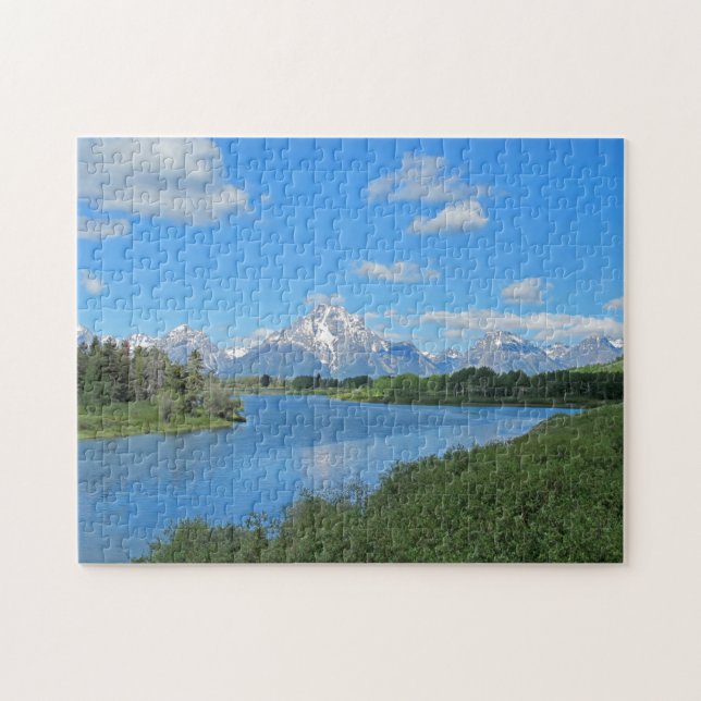 Grand Tetons Scenia Ligcape Puzzle Pussel (Horisontell)