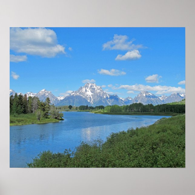 Grand Tetons Scenia View Poster (Framsidan)