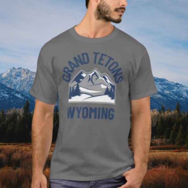 Grand Tetons Wyoming T Shirt (Skapare uppladdad)