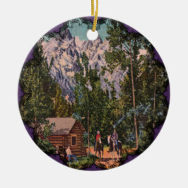 Grand Tetons - Wyoming Victorian Ornament