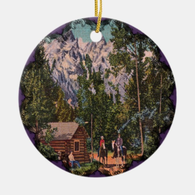 Grand Tetons - Wyoming Victorian Ornament (Framsidan)