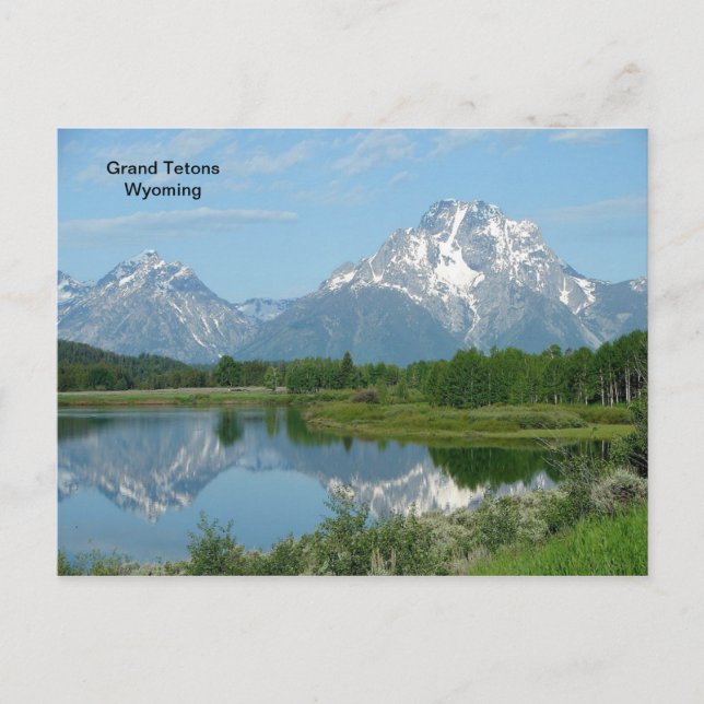 Grand Tetons, Wyoming-vykort Vykort (Framsida)