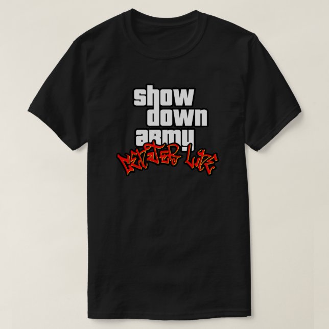 Grand Theft Army (Center Line) T-Shirt (Design framsida)