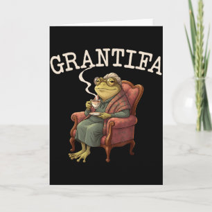 Grand Tifa Groda Rolig Grafik Män Kvinnor Kort