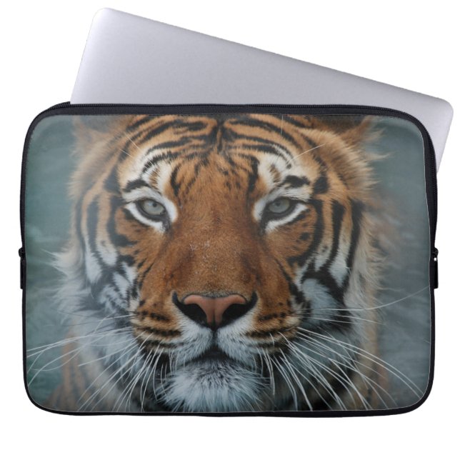Grand Tiger Ansikte Laptop sleeve (Framsidan)