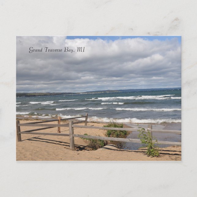 Grand Traverse Bay, MI vykort (Framsida)