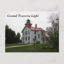 Grand Traverse Light, Michigan Postcards Vykort