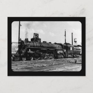 Grand Trunk Western (G.T.W.) Ångmotor nr 6323 Vykort