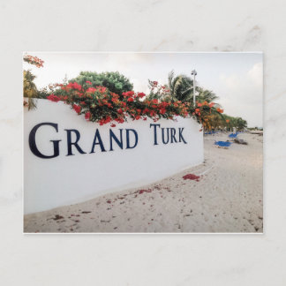 Grand Turk Beach Scene Vykort
