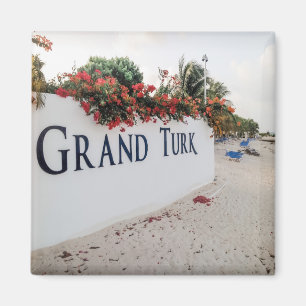 Grand Turk-bussscenen Magnet