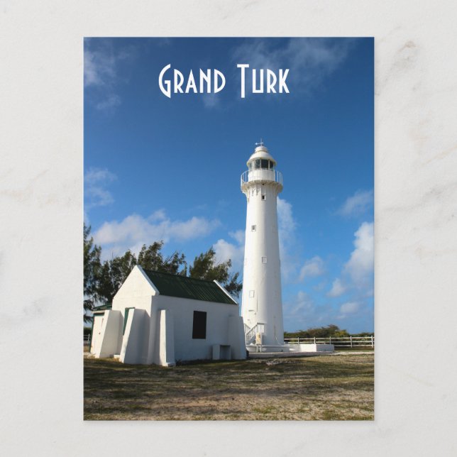 Grand Turk Lighthouse Vykort (Framsida)